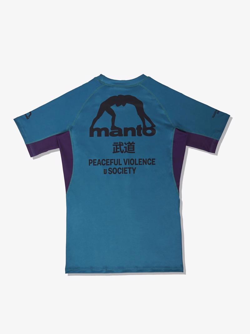 MANTO society RASHGUARD -green